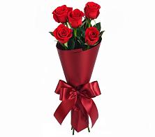 Букет 5 Красных роз Эдлесс Лав в Зайцево
