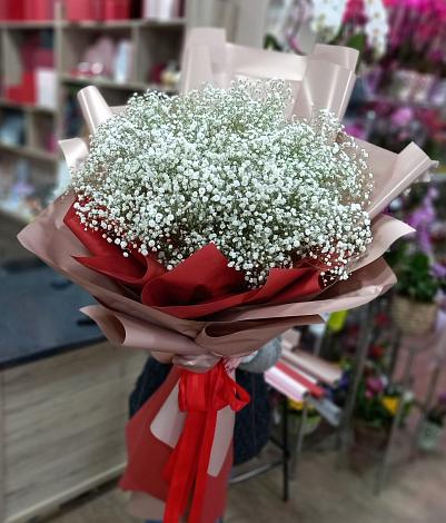 Букет цветов из: Гипсофила в Зайцево