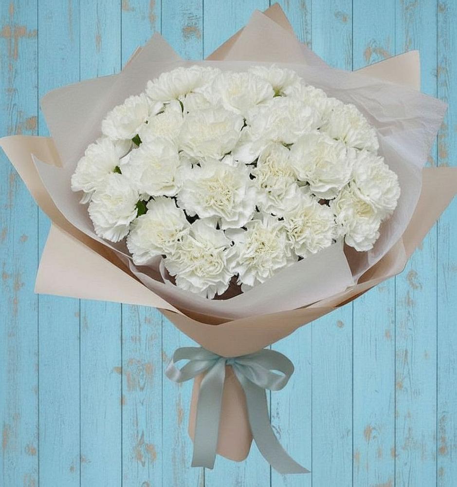 Букет цветов из: Гвоздики в Зайцево