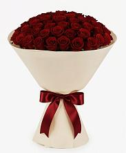 Букет 101 Бордовая роза Блэк Бакарра в Зайцево