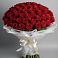Букет 101 Красная роза Блэк Мэджик в Зайцево