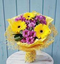 Букет цветов из:  Хризантемы и Герберы в Зайцево