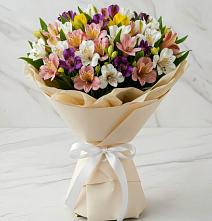 Букет цветов из:  Альстромерии #REPLACE_PRED# Зайцево