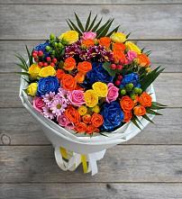 Букет цветов из:  Розы и Хризантемы в Зайцево