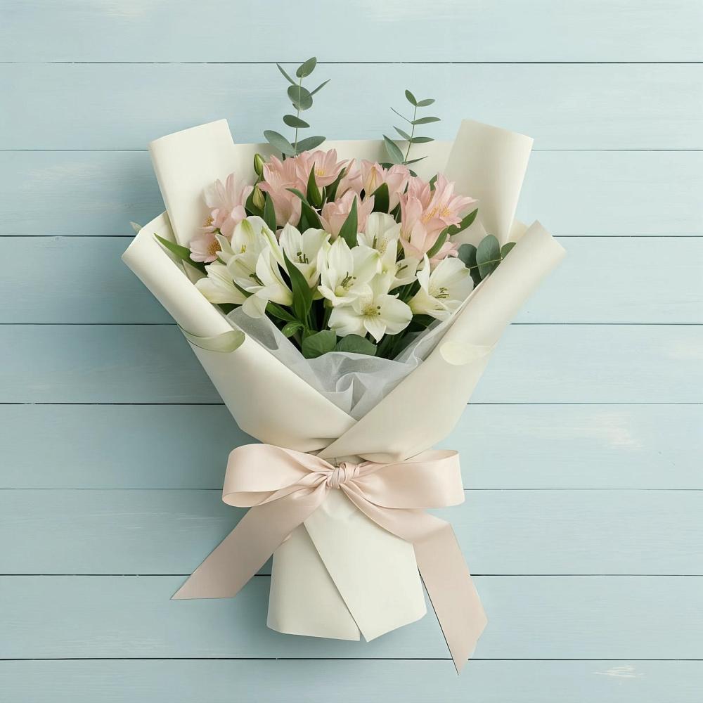 Букет цветов из: Альстромерии в Зайцево