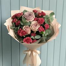 Букет цветов из:  Гвоздики и Розы в Зайцево